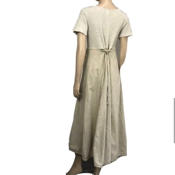 STUDIO EASE maxi button from the waist down short sleeve dress XXS - Picture 11 of 12